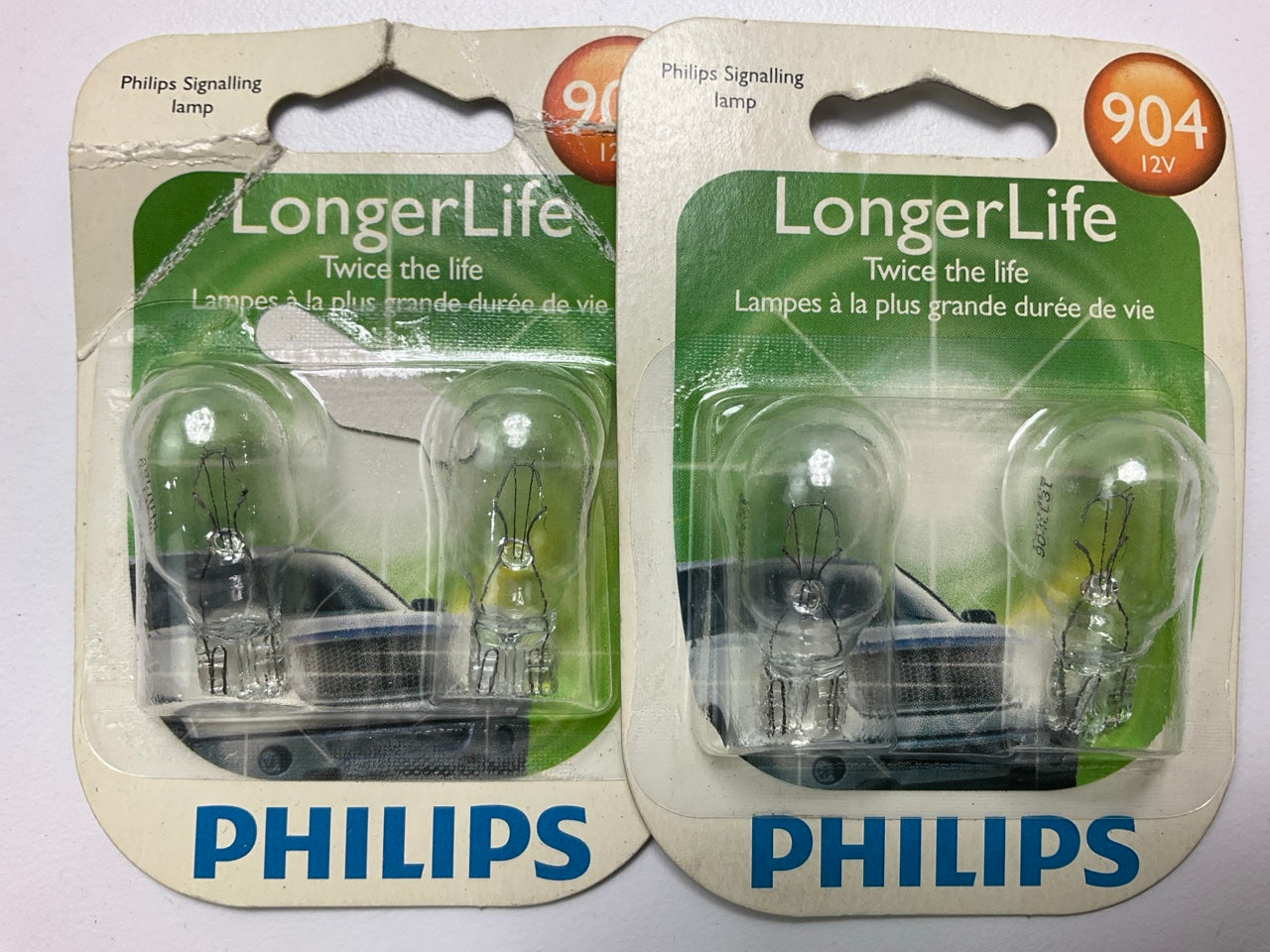 Philips 904LLB2 Longerlife Side Marker Lamp Light Bulb 904 - 4 PACK