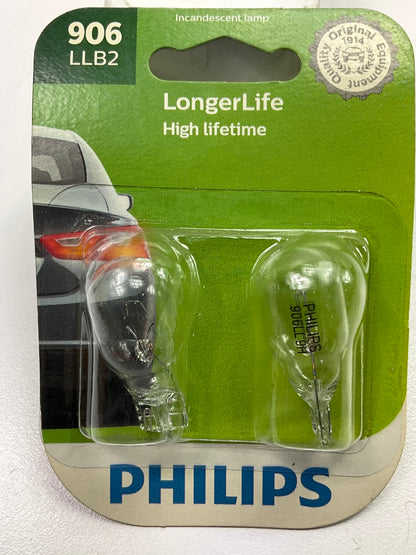 Philips 906LLB2 Longerlife Courtesy Lamp Light Bulb 906 - 2 PACK