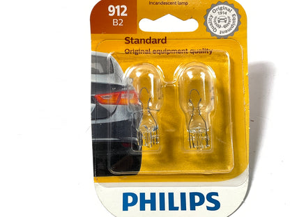 Philips 912B2 Standard Center High Mount Stop Light Lamp Bulb 912 - 2 PACK