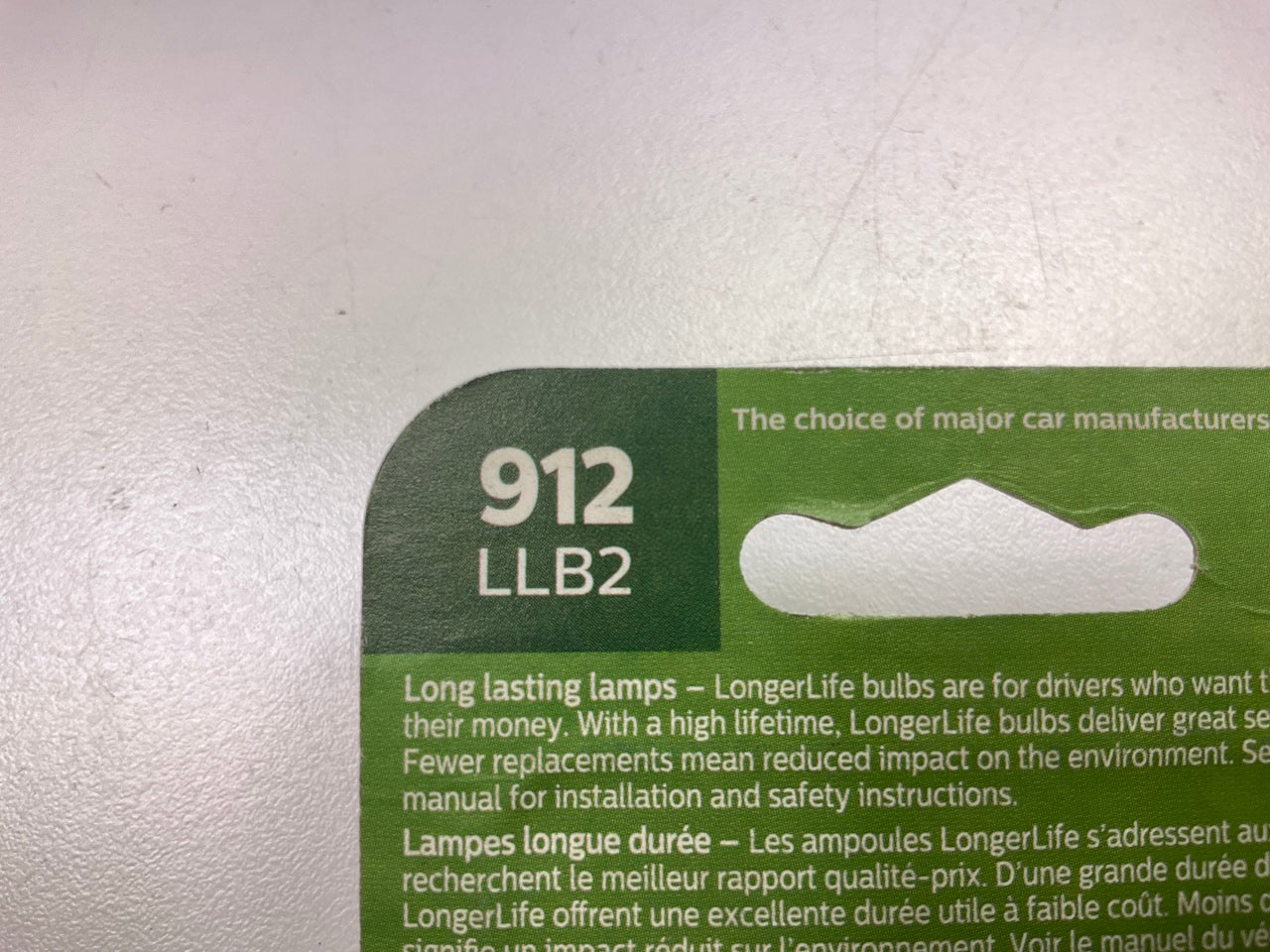 Philips 912LLB2 LongerLife Back Up Lamp Light Bulb 912 - 2 PACK