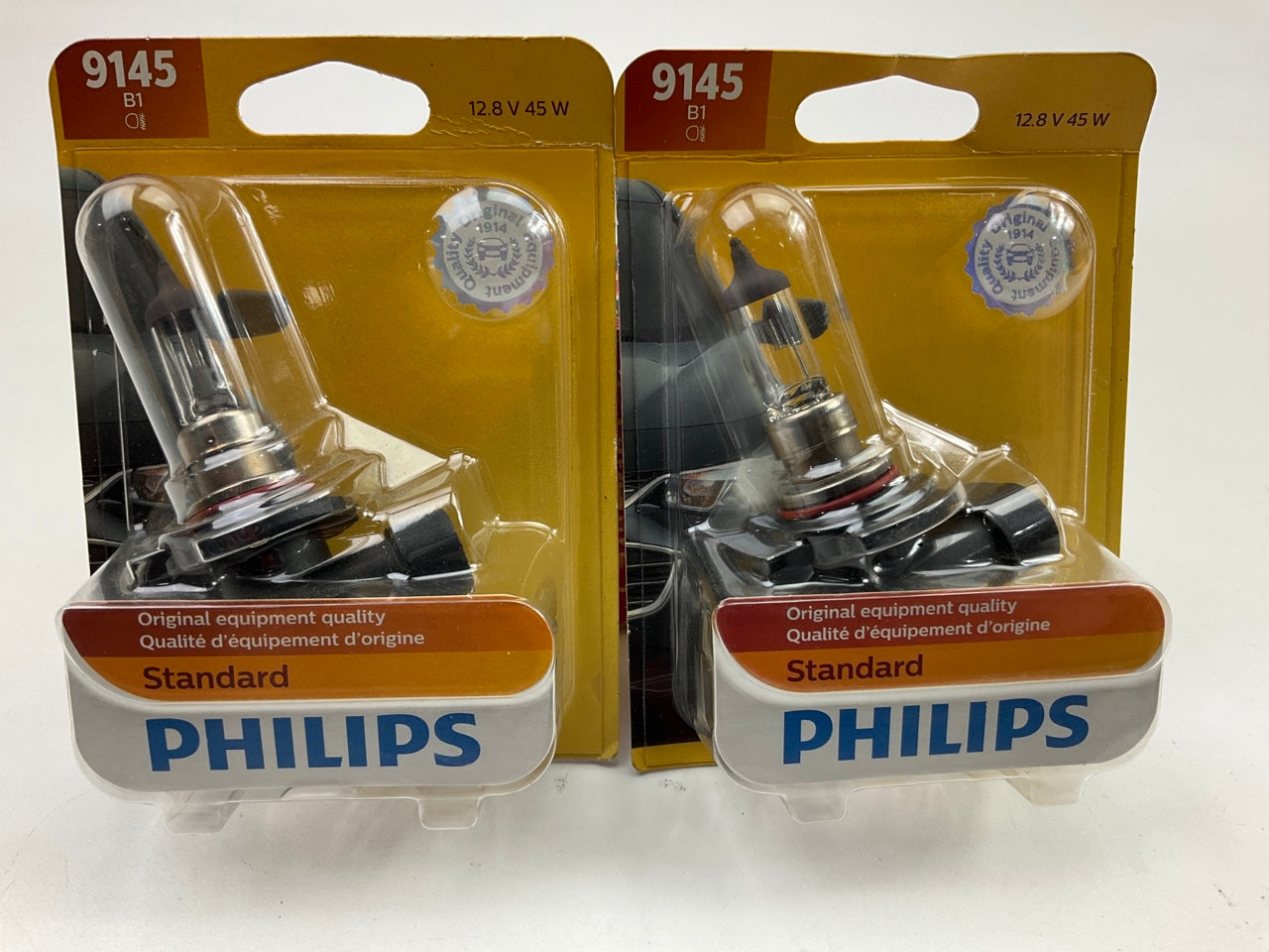 (2) Philips 9145B1 Standard Fog Lamp Light Bulb 914