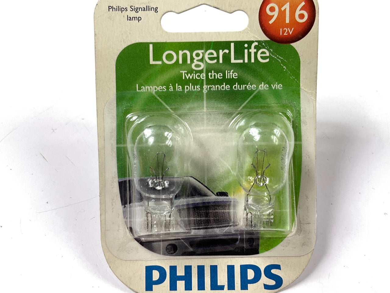 Philips 916LLB2 Longerlife Side Marker Lamp Light Bulb 916 - 2 PACK