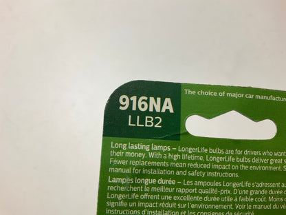 Philips 916NALLB2 LongerLife Amber Side Marker Lamp Light Bulb 916NA - 4 PACK