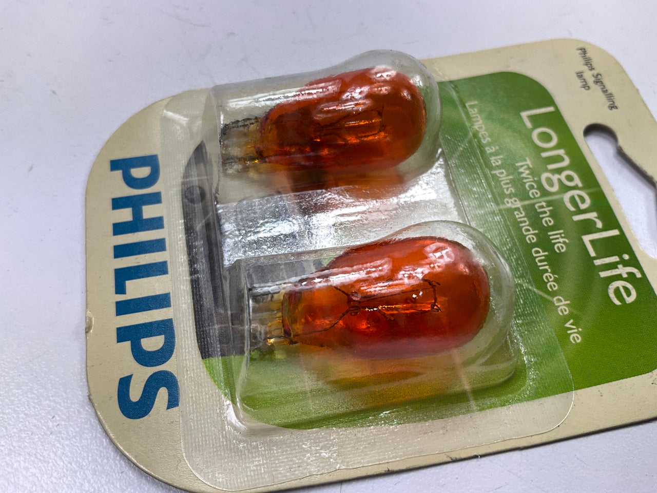 Philips 916NALLB2 LongerLife Amber Side Marker Lamp Light Bulb 916NA - 2 PACK