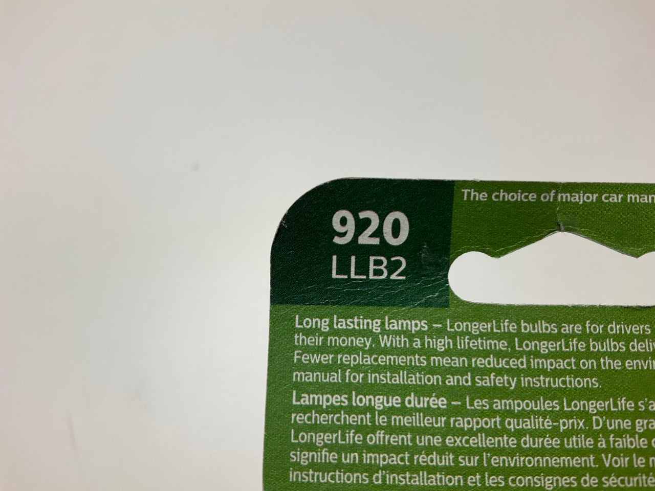 4 Bulbs Total - Philips 920LLB2 LongerLife Trunk Lamp Light Bulb 920