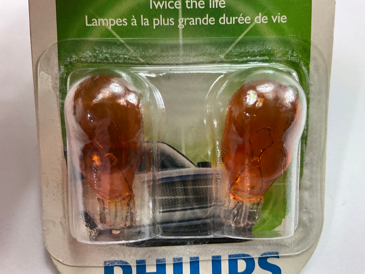 Philips 921NALLB2 Longer Life Amber Turn Signal Parking Lamp Light Bulb - 4 PCS