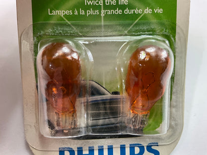 Philips 921NALLB2 Longer Life Amber Turn Signal Parking Lamp Light Bulb - 4 PCS