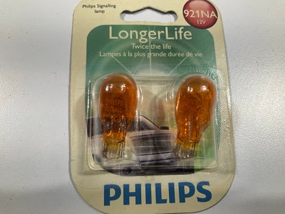 Philips 921NALLB2 Longer Life Amber Turn Signal Parking Lamp Light Bulb - 2 PCS