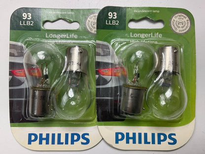 Philips 93LLB2 LongerLife Engine Compartment Lamp Light Bulb 93 - 4 PACK