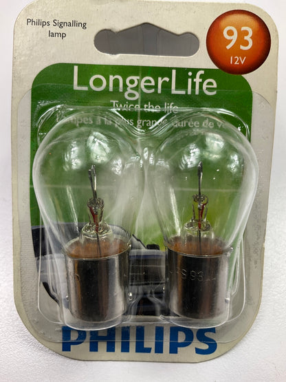 Philips 93LLB2 LongerLife Engine Compartment Lamp Light Bulb 93 - 2 PACK
