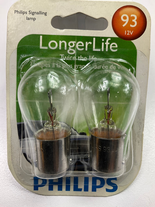 Philips 93LLB2 LongerLife Engine Compartment Lamp Light Bulb 93 - 2 PACK