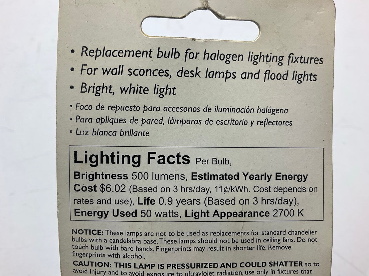 Philips BC50Q-CL Halogen T4 Mini Candelabra Light Bulb 50W
