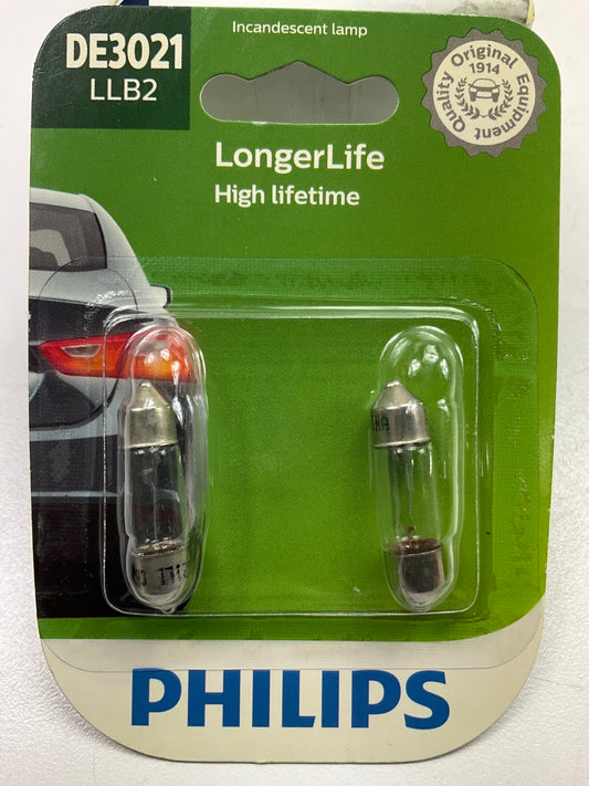 Philips DE3021LLB2 Longerlife Glove Box Lamp Light Bulb DE3021 - 2 PACK