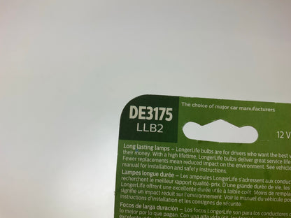 Philips DE3175LLB2 Longerlife Dome Lamp Light Bulb DE3175 - 4 Total