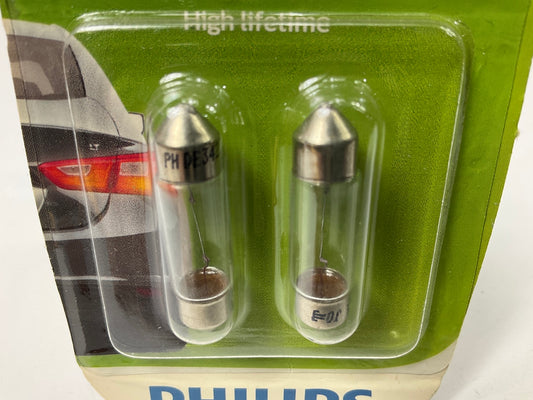 Philips DE3423LLB2 Longerlife License Plate Light Bulb DE3423 - 2 Pack