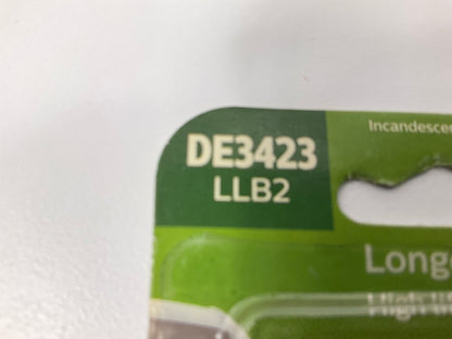 Philips DE3423LLB2 Longerlife License Plate Light Bulb DE3423 - 2 Pack
