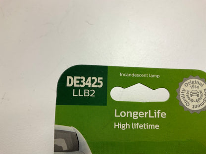 Philips DE3425LLB2 LongerLife Dome Lamp Light Bulb 3425 - 2 PACK