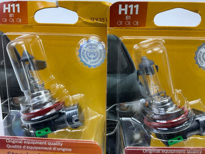 Philips H11B1 Standard Headlight Fog Light Bulb H11 - 2 Pack