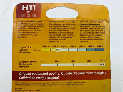 Philips H11B1 Standard Headlight Fog Light Bulb - H11