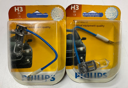 (2) Philips H3B1 Standard Fog Lamp Light Bulb H3