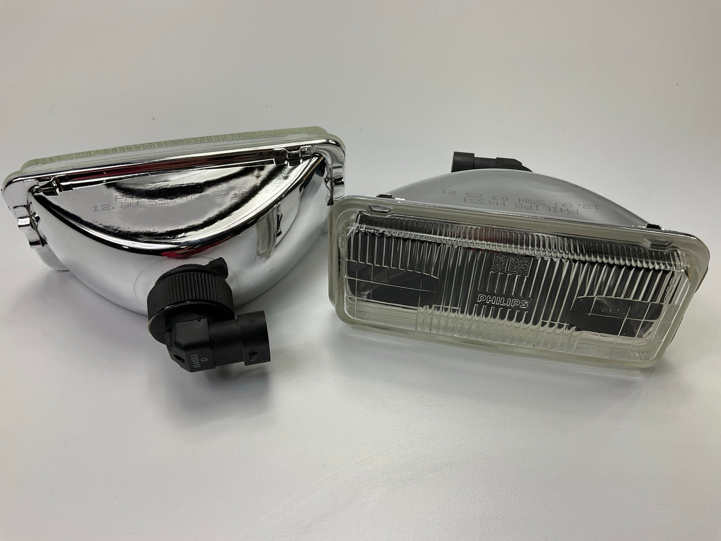 (2) Philips H4351C1 Sealed Beam Headlight Headlamp Lamp Light Bulb H4351