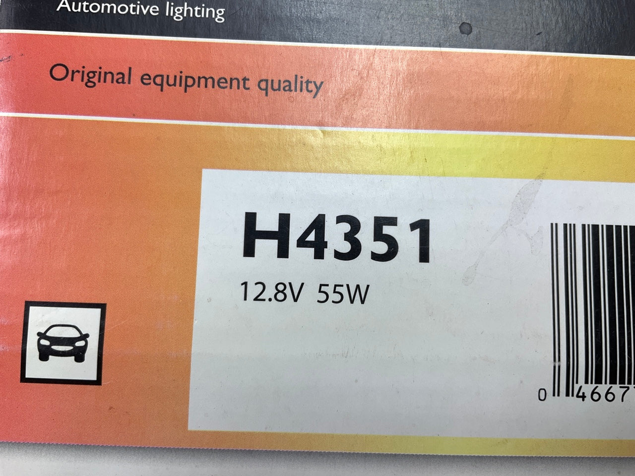 Philips H4351C1 Sealed Beam Headlight Headlamp Lamp Light Bulb H4351