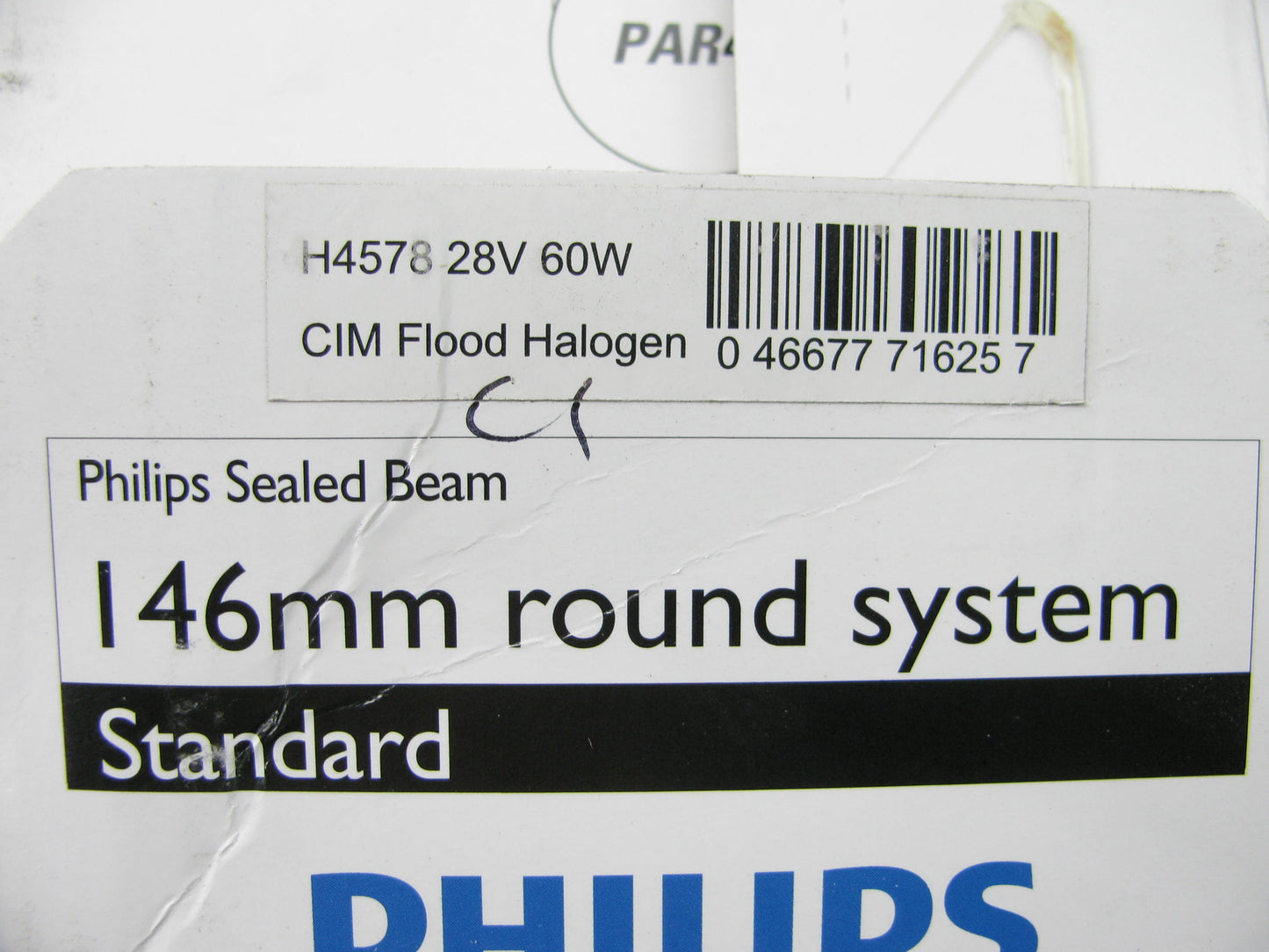 Philips H4578 Standard Halogen Sealed Beam Lamp Light Bulb 28V 60W