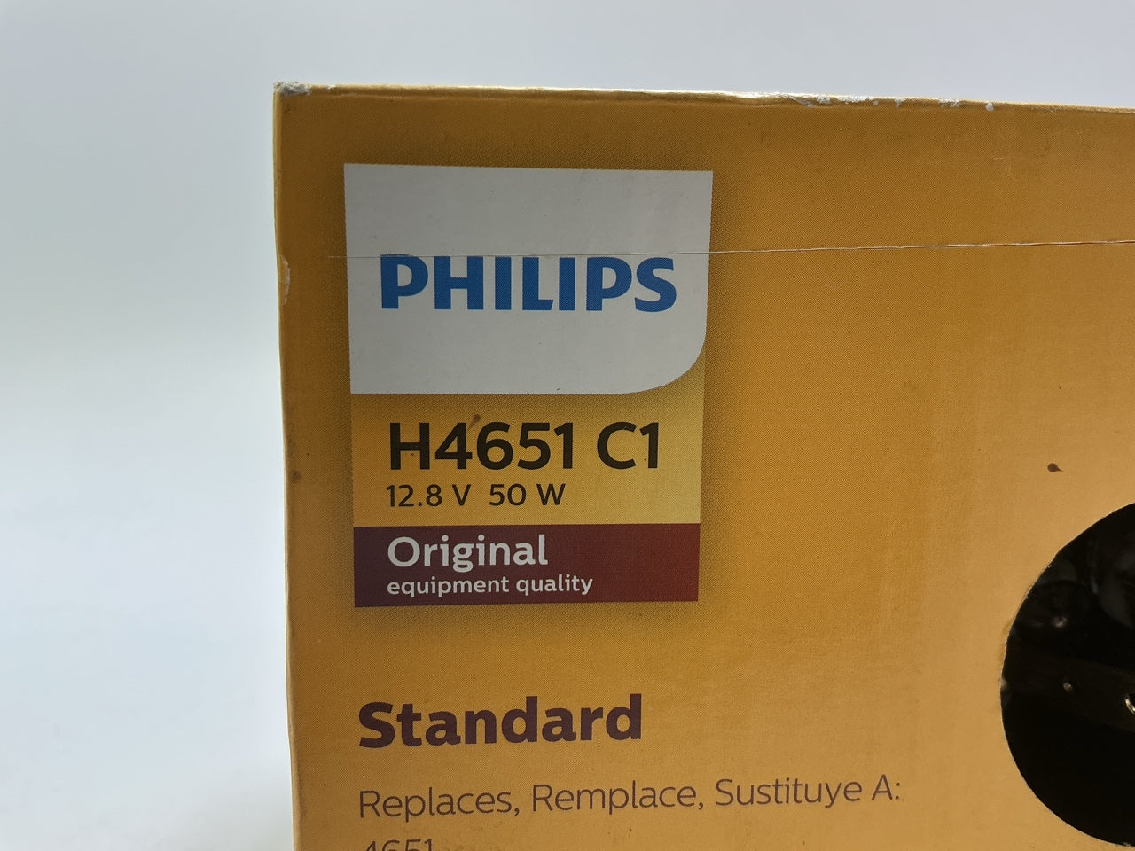(2) Philips H4651C1 4''x6'' Headlight Head Lamp 50 Watts Replaces # 4651 / H4651