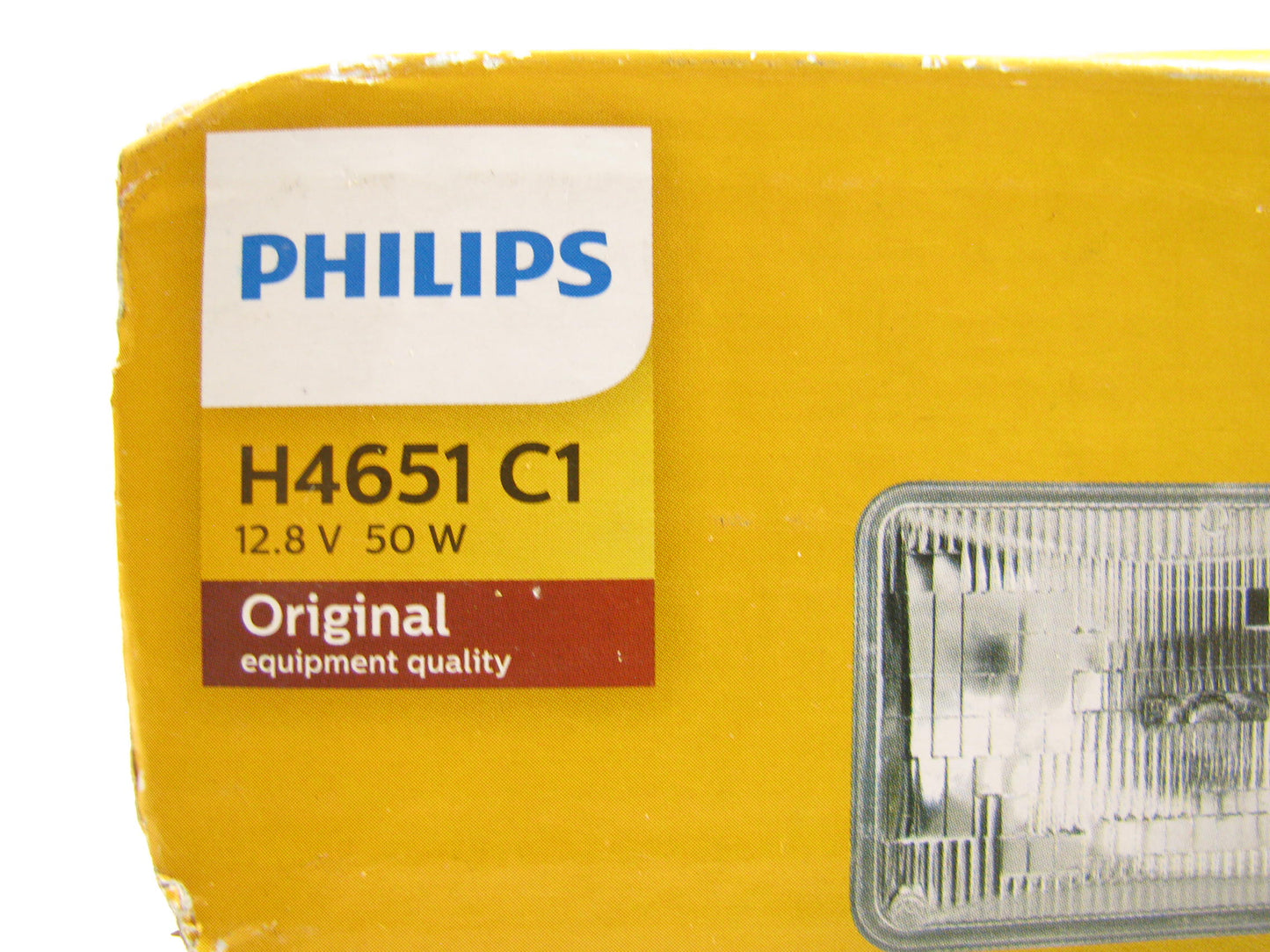 Philips H4651C1 4''x6'' Headlight Head Lamp 50 Watts Replaces # 4651 / H4651