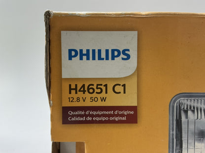 Philips H4651C1 4''x6'' Headlight Head Lamp 50 Watts Replaces # 4651 / H4651
