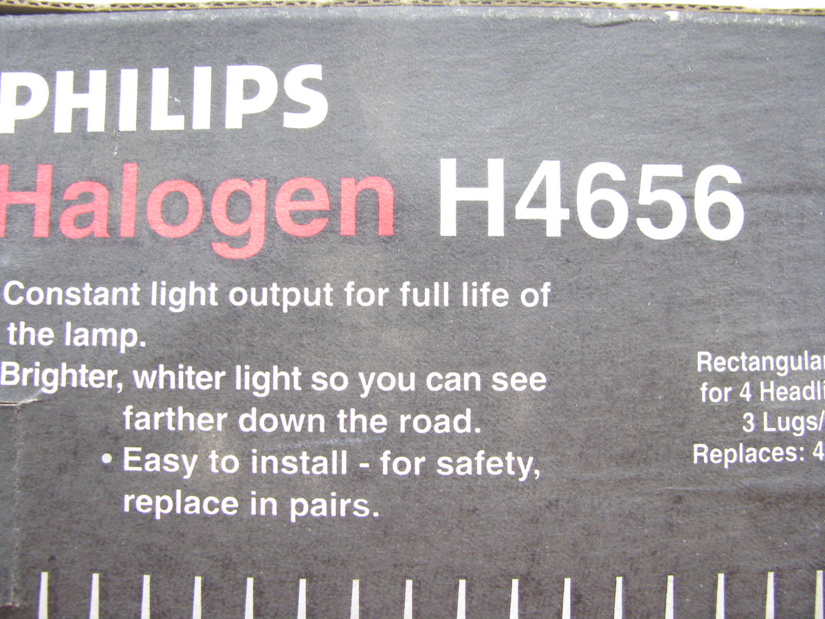 Philips H4656 Sealed Beam Headlight Headlamp Bulb