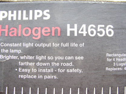 Philips H4656 Sealed Beam Headlight Headlamp Bulb