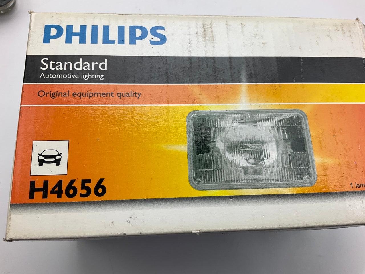 (2) Philips H4656C1 Sealed Beam Headlamp Headlight Light Bulb 4656