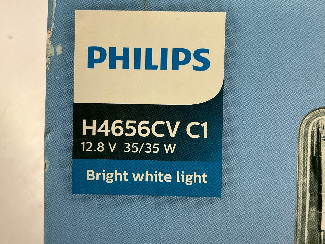 (2) Philips H4656CVC1 Crystalvision Sealed Beam Headlight Headlamp Light Bulbs