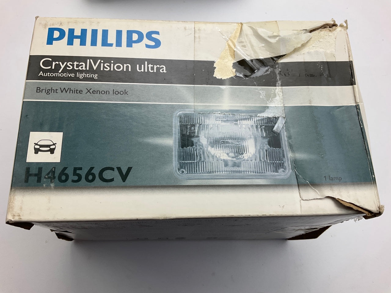 Philips H4656CVC1 Crystalvision Ultra Sealed Beam Headlight Headlamp Light Bulb