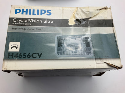 Philips H4656CVC1 Crystalvision Ultra Sealed Beam Headlight Headlamp Light Bulb