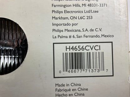 Philips H4656CVC1 Crystalvision Ultra Sealed Beam Headlight Headlamp Light Bulb