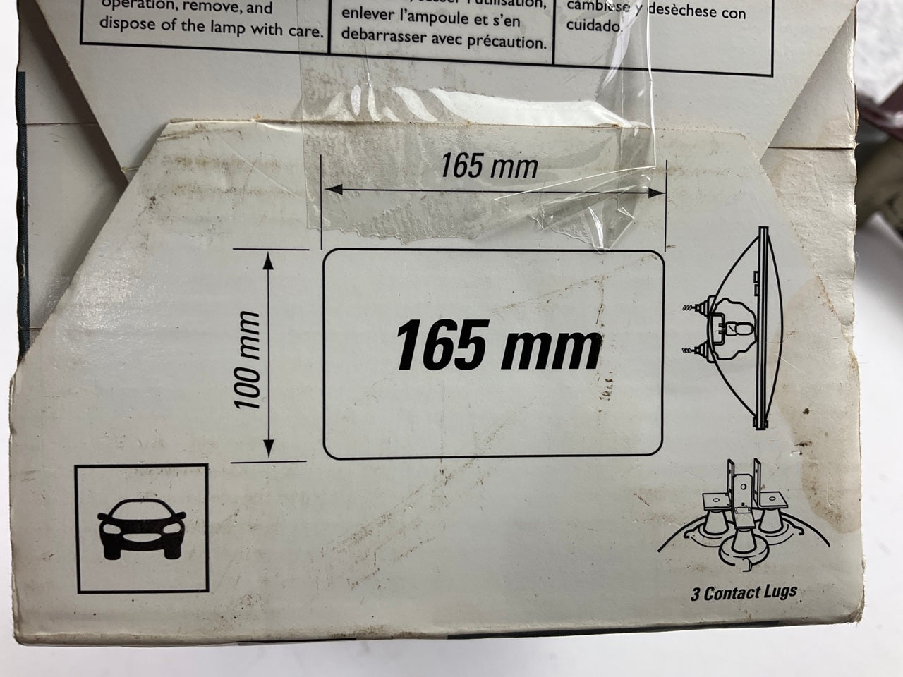 Philips H4666CV Crystalvision Ultra Halogen Light Bulb H4666