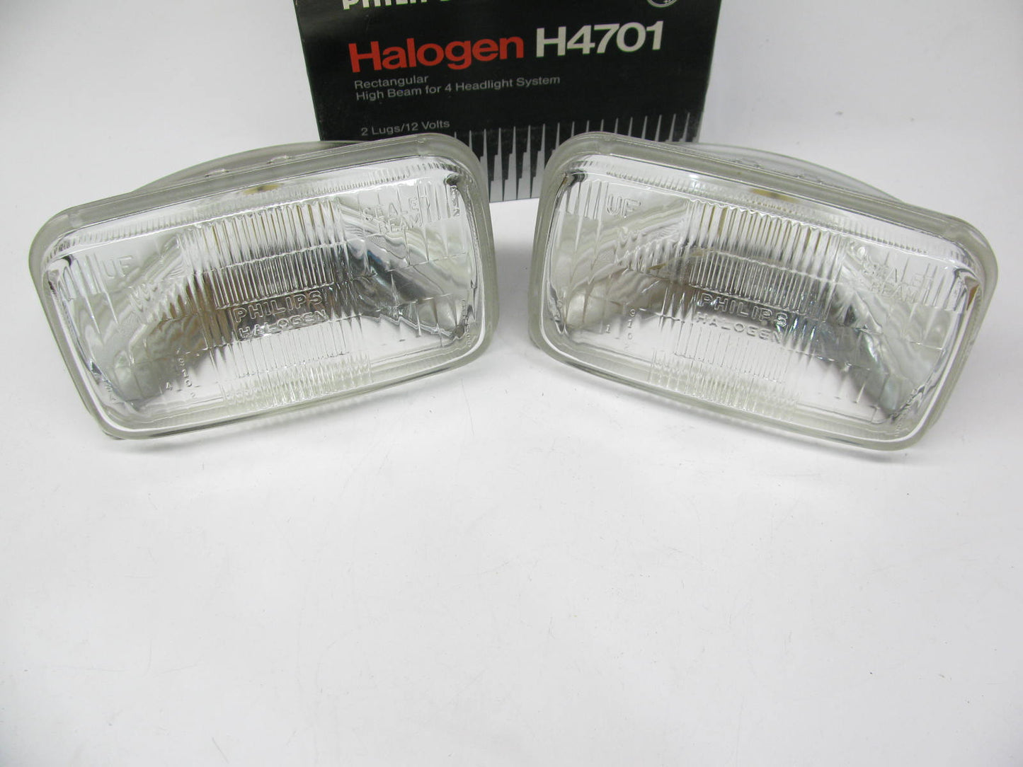 Headlight Bulb Philips H4701 - High Beam;(w/4 Rectangular Headlamps)