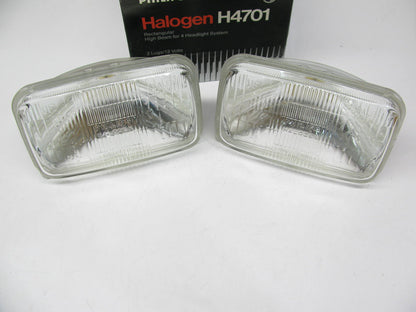 Headlight Bulb Philips H4701 - High Beam;(w/4 Rectangular Headlamps)