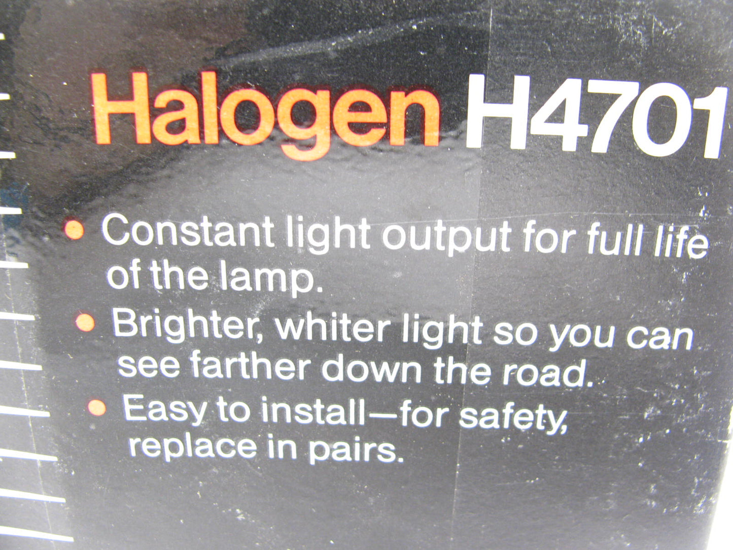 Headlight Bulb Philips H4701 - High Beam;(w/4 Rectangular Headlamps)