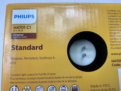 Philips H4701C1 Sealed Beam Headlight Headlamp Light Lamp Bulb - Halogen