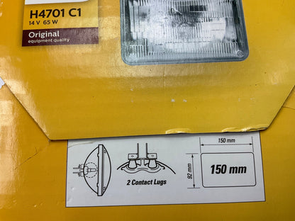 Philips H4701C1 Sealed Beam Headlight Headlamp Light Lamp Bulb - Halogen