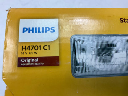 Philips H4701C1 Sealed Beam Headlight Headlamp Light Lamp Bulb - Halogen