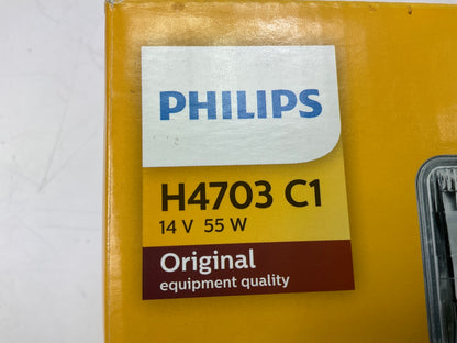 (2) Philips H4703C1 Sealed Beam Headlight Headlamp Light Lamp Bulb - Halogen