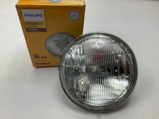 Philips H5001C1 Sealed Beam Headlight Headlamp Light Lamp Bulb - Round Halogen