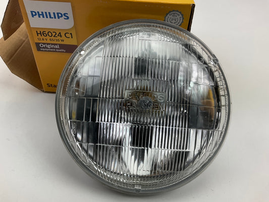 Philips H6024C1 Sealed Beam Round Headlamp Headlight Light Bulb H6024