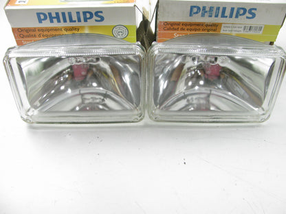 (2) Philips H7935-1 HALOGEN Rectangle Sealed Beam Ligh Lamp Bulbs 12.8V 50W