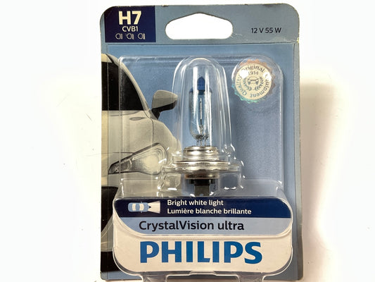 Philips H7CVB1 Crystalvision Ultra Headlamp Headlight Light Bulb H7