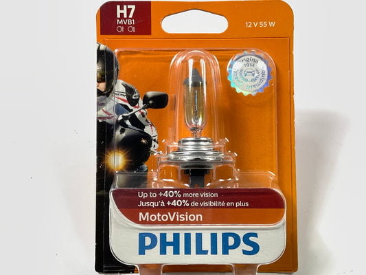 Philips H7MVB1 Motovision Headlight Headlamp Light Bulb H7